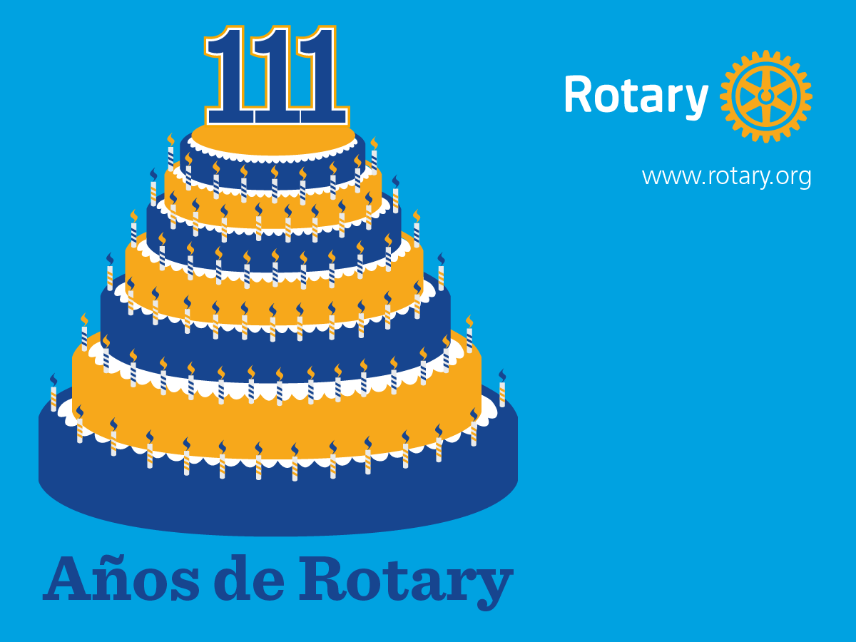 111 cumpleaños de rotary